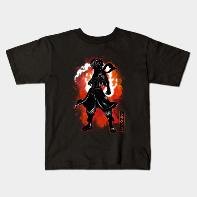 Cosmic Dragon Kids T-Shirt by FanFreak